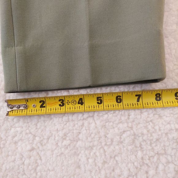 J. Crew Kate Straight Leg Stretch Green Chino Pants Women's Sz 14 NWT - Picture 13 of 13